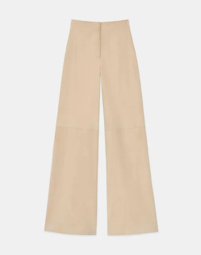 Ready To Wear Paperfine Suede Thames Wide Leg Pant Dune Lafayette 148 New York Pants and Shorts Ready To Wear Paperfine Suede Thames Wide Leg Pant Dune Lafayette 148 New York Pants and Shorts