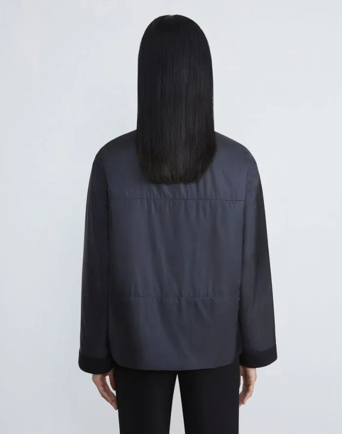 Ready To Wear Regenerated Poly Tech Quilted Jacket Black Lafayette 148 New York Jackets and Blazers
