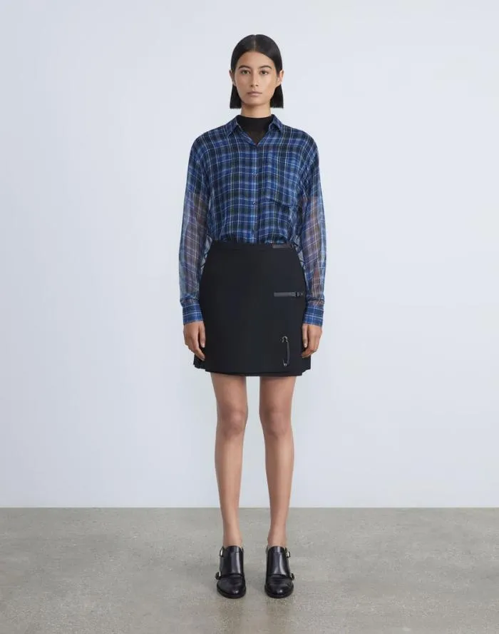 Ready To Wear Responsible Fine Gauge Merino Sheer Sweater Black Lafayette 148 New York Sweaters and Knits