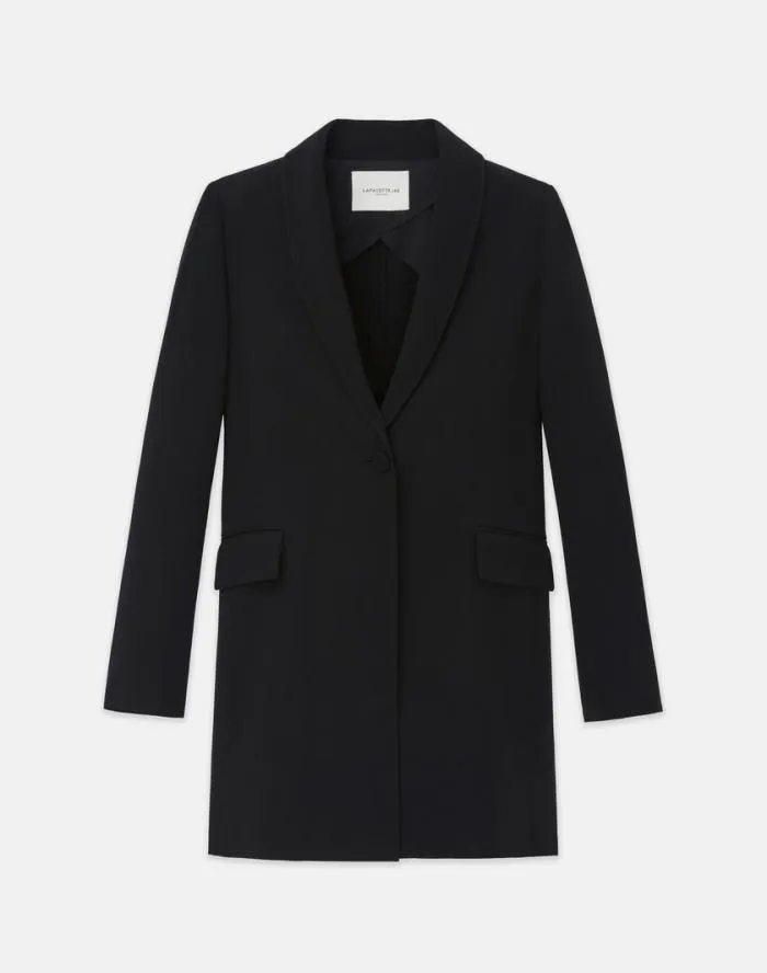 Ready To Wear Responsible Finesse Crepe Shawl Collar Jacket Black Lafayette 148 New York Jackets and Blazers Ready To Wear Responsible Finesse Crepe Shawl Collar Jacket Black Lafayette 148 New York Jackets and Blazers