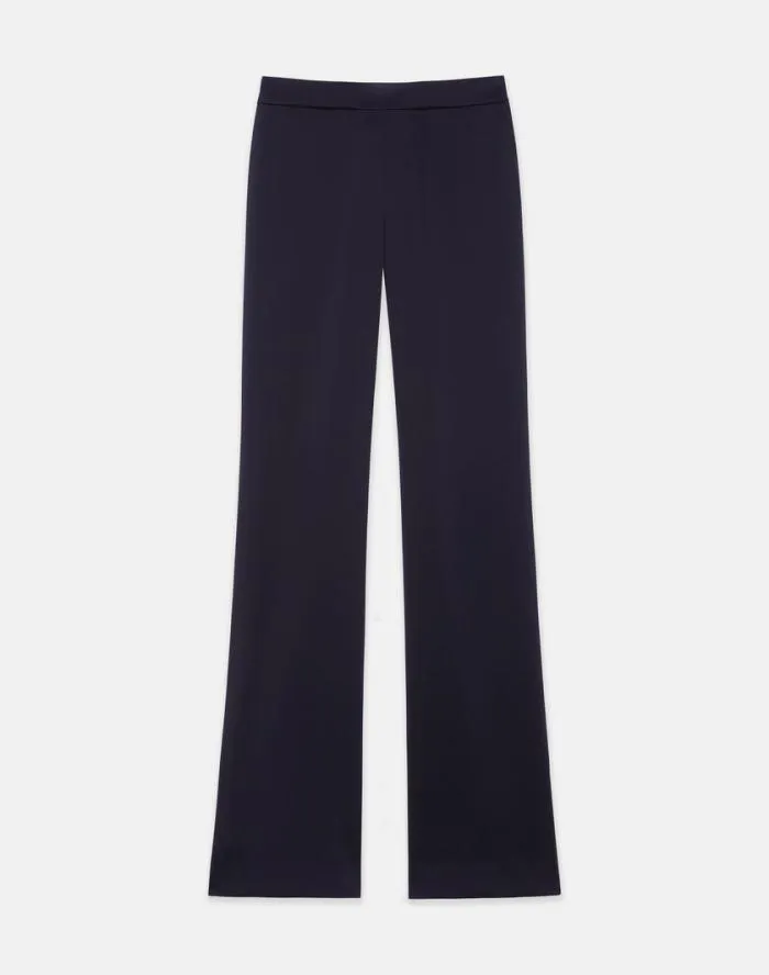 Ready To Wear Satin Gates Side Zip Flared Pant Black Lafayette 148 New York Pants and Shorts Ready To Wear Satin Gates Side Zip Flared Pant Black Lafayette 148 New York Pants and Shorts