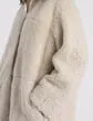 Ready To Wear Wavy Lamb Shearling Reversible Coat Camel Lafayette 148 New York Leathers and Suedes