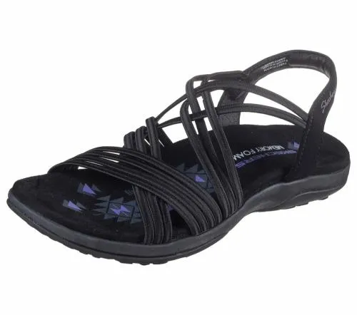 Reggae Slim 8211 Sunnyside Black Women SKECHERS Sandals