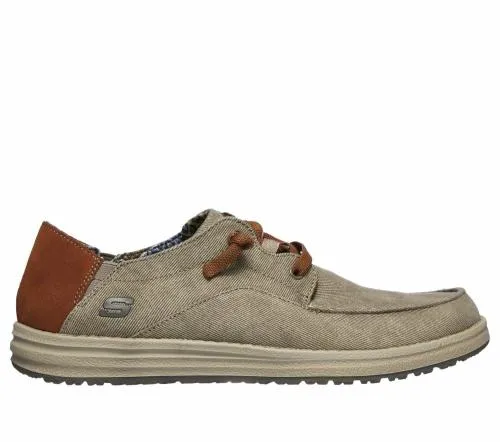 Relaxed Fit Melson 8211 Planon Taupe Men SKECHERS SlipOn