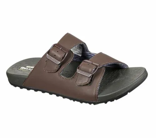 Relaxed Fit Pelem 8211 Rolento Chocolate Men SKECHERS Sandals