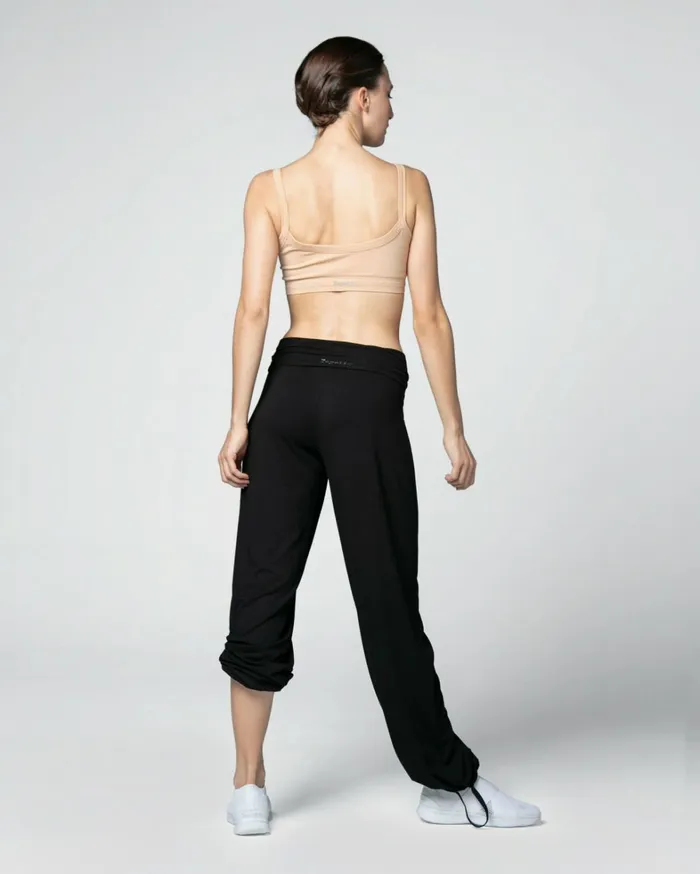 Repetto Jazz Women Viscose Jazz Pants With Fold Over Waistband