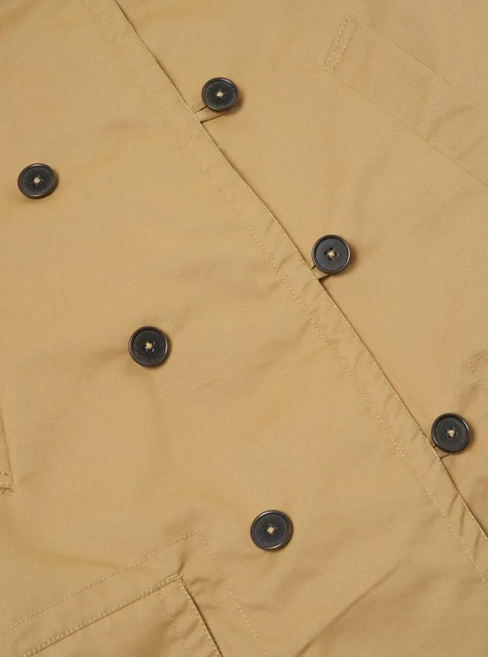 Reversible Mackinaw Jacket In Sand Brushed PolytechSh Men Universal Works Coats and Outerwear