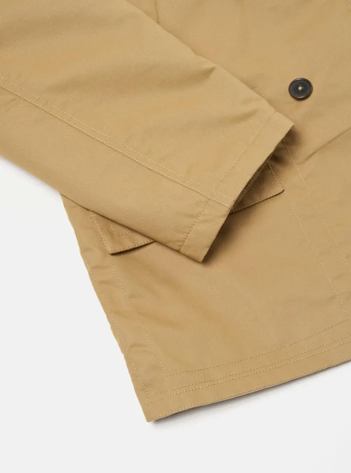 Reversible Mackinaw Jacket In Sand Brushed PolytechSh Men Universal Works Coats and Outerwear