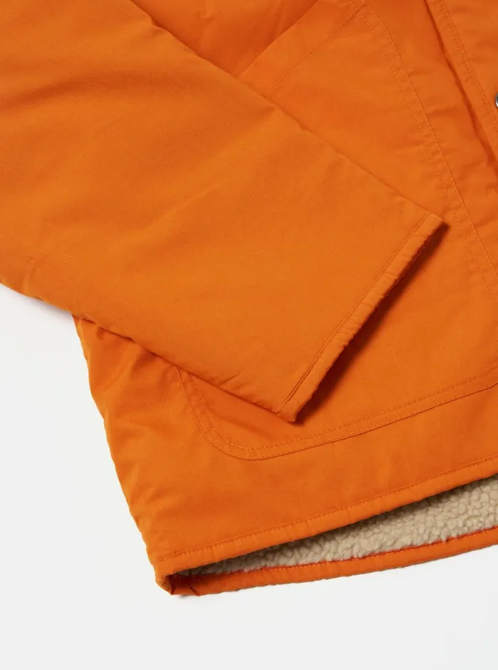 Reversible Simple Hooded Jacket In OrangeSand Recycle Men Universal Works Coats and Outerwear