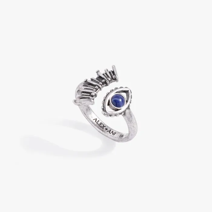 Rings Women Alex And Ani Evil Eye Wrap Ring Antique Silver