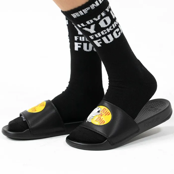 Ripndip Catfish Slides Black Slides Slippers
