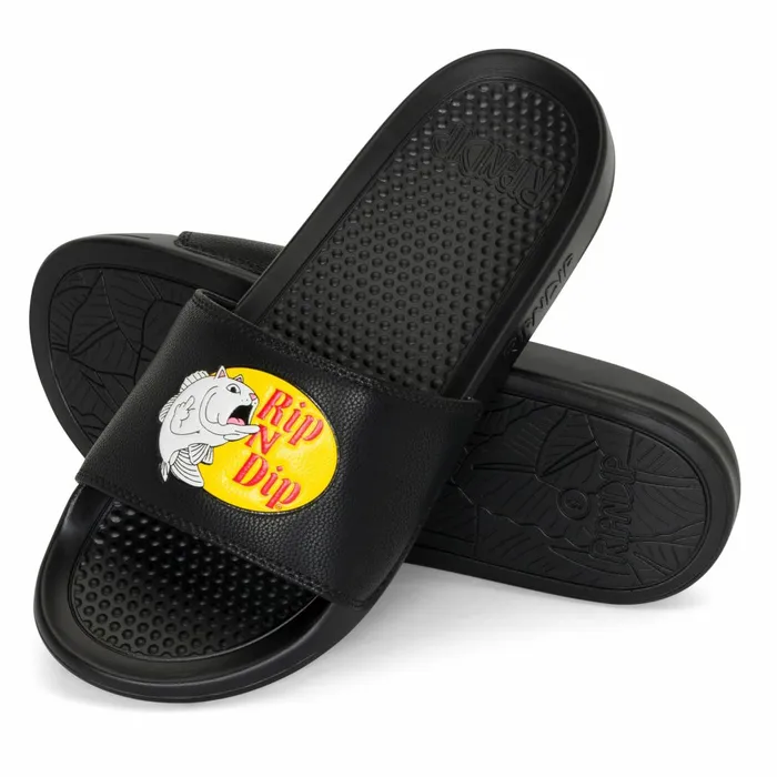 Ripndip Catfish Slides Black Slides Slippers