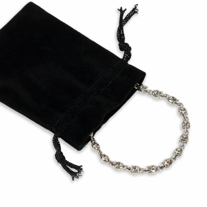 Ripndip Chrome Kitty Bracelet Silver Accessories Ripndip Chrome Kitty Bracelet Silver Accessories
