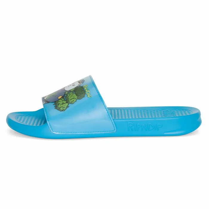 Ripndip Confiscated Slides Blue Slides Slippers Ripndip Confiscated Slides Blue Slides Slippers