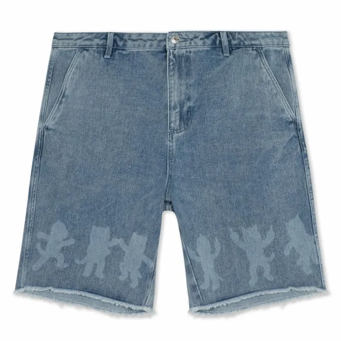 Ripndip Cosmic Nerm Denim Shorts Medium Wash Shorts
