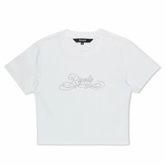 Ripndip Delresto Cropped Tee White Short Sleeve Tees