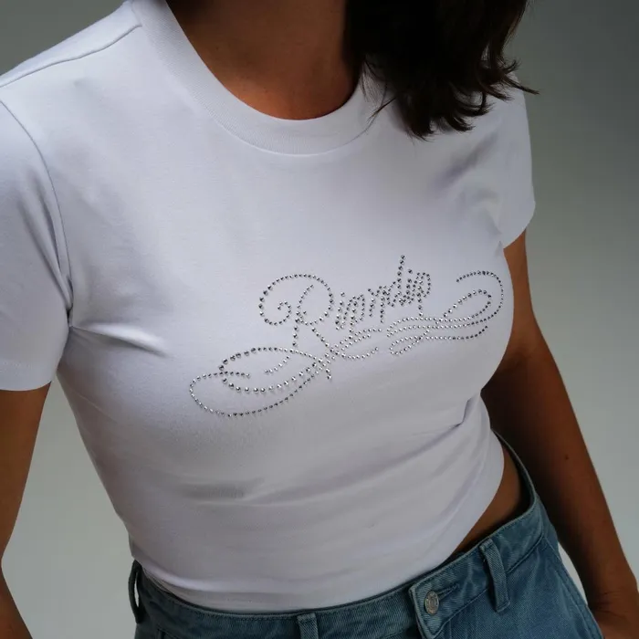 Ripndip Delresto Cropped Tee White Short Sleeve Tees Ripndip Delresto Cropped Tee White Short Sleeve Tees