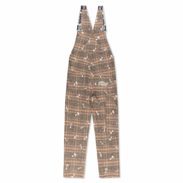 Ripndip Euphoria Plaid Overalls Brown Plaid Pants Ripndip Euphoria Plaid Overalls Brown Plaid Pants