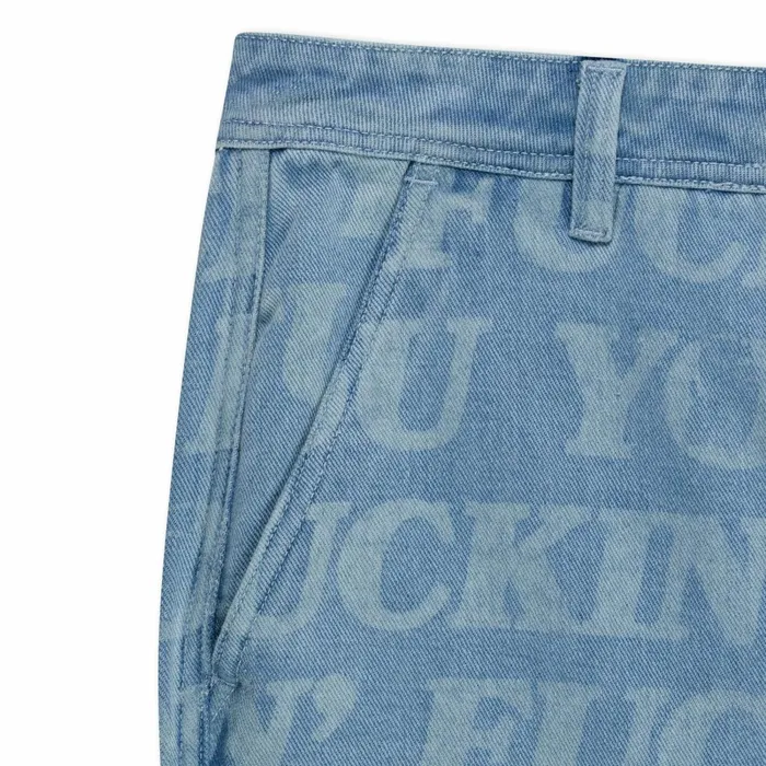 Ripndip FUFF Washed Denim Pants Light Washed Denim Pants