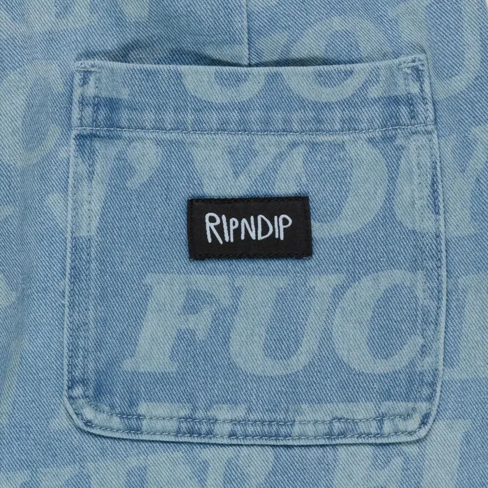 Ripndip FUFF Washed Denim Pants Light Washed Denim Pants
