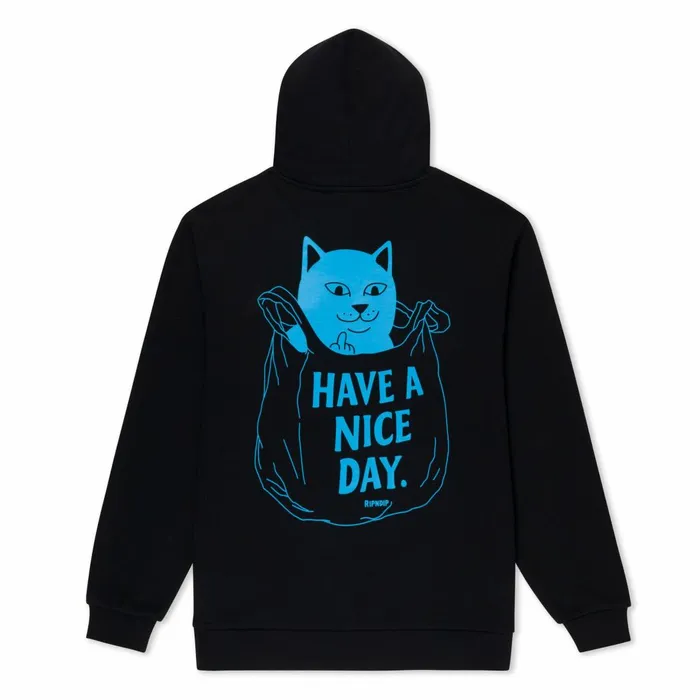 Ripndip In My Bag Hoodie Black Hoodies Crewnecks Ripndip In My Bag Hoodie Black Hoodies Crewnecks