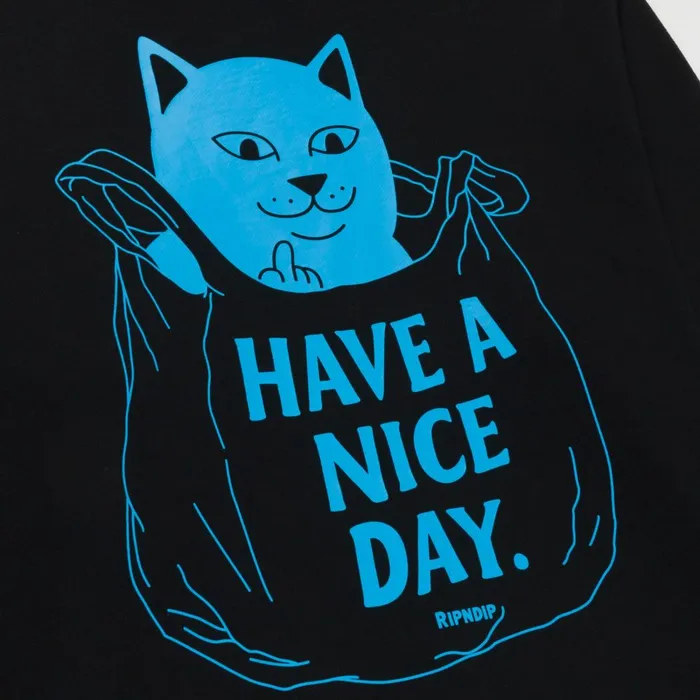 Ripndip In My Bag Hoodie Black Hoodies Crewnecks Ripndip In My Bag Hoodie Black Hoodies Crewnecks