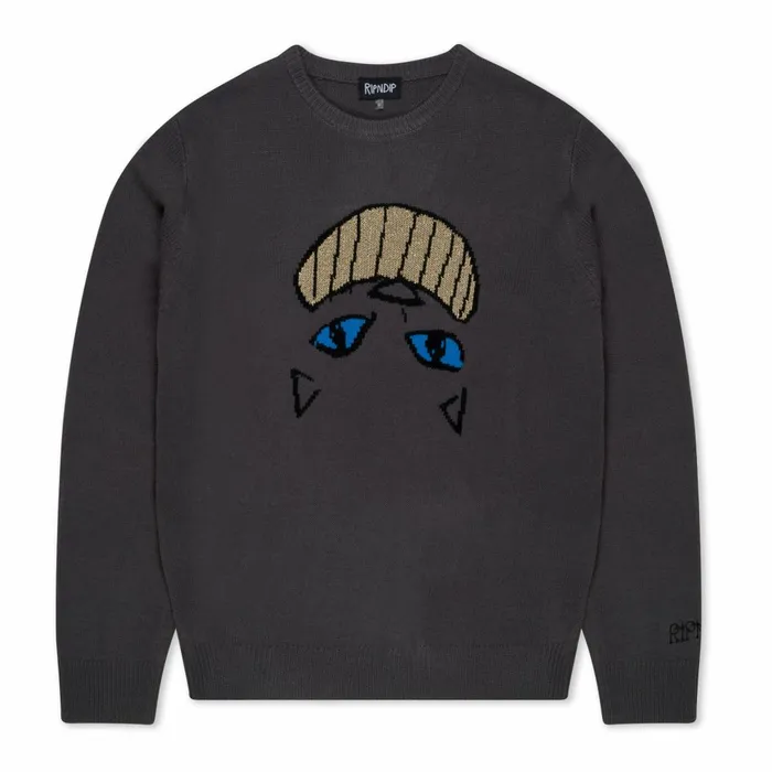 Ripndip Joaquin Knit Sweater Charcoal Knits Sweaters