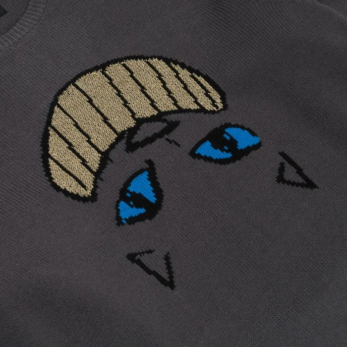 Ripndip Joaquin Knit Sweater Charcoal Knits Sweaters Ripndip Joaquin Knit Sweater Charcoal Knits Sweaters