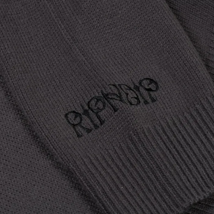 Ripndip Joaquin Knit Sweater Charcoal Knits Sweaters Ripndip Joaquin Knit Sweater Charcoal Knits Sweaters