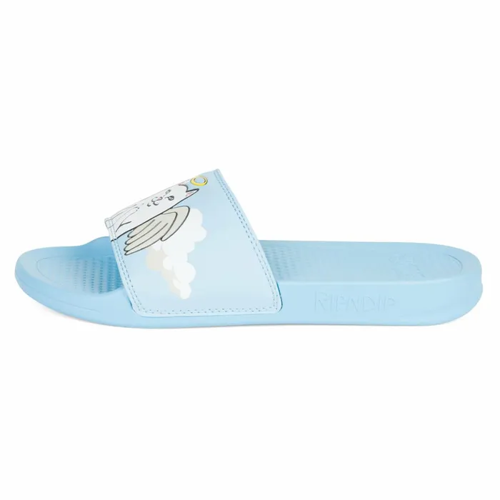 Ripndip Lord Angel Slides Baby Blue Slides Slippers Ripndip Lord Angel Slides Baby Blue Slides Slippers