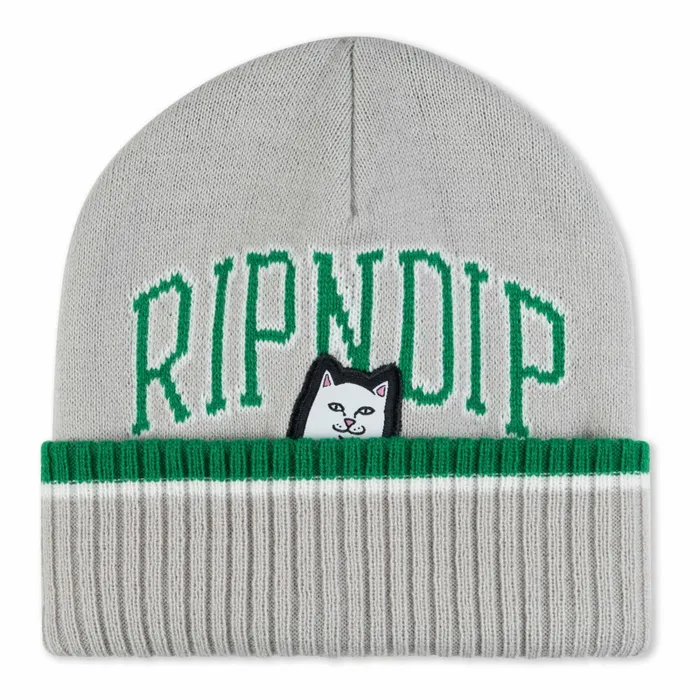 Ripndip Lord Nermal Team Spirit Beanie GreenGrey Beanies