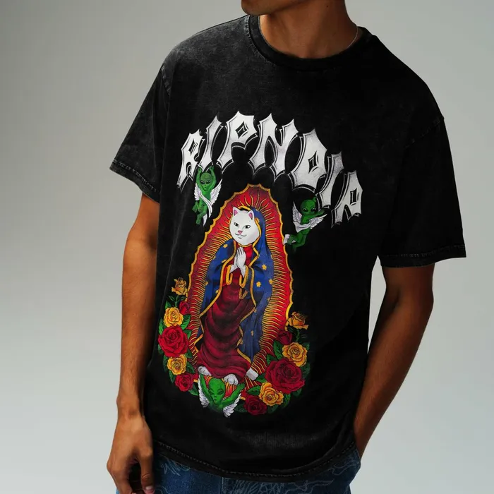 Ripndip Mother Nerm Tee Black Wash Short Sleeve Tees Ripndip Mother Nerm Tee Black Wash Short Sleeve Tees