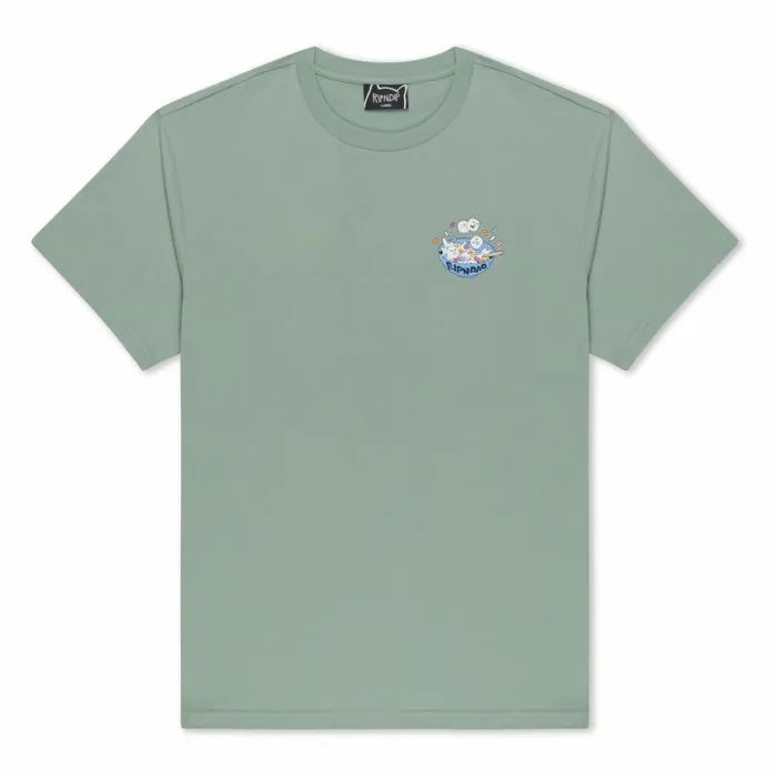 Ripndip Nerm Os Tee Dusty Sage Short Sleeve Tees Ripndip Nerm Os Tee Dusty Sage Short Sleeve Tees