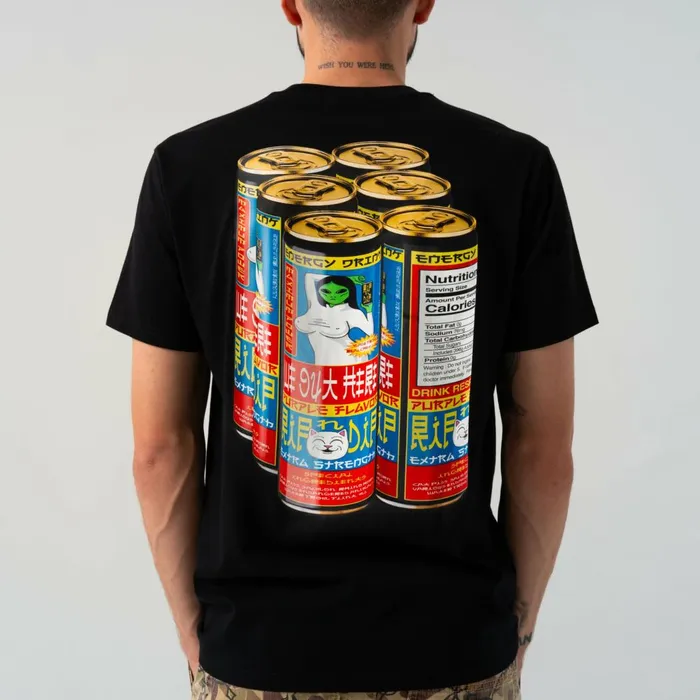 Ripndip Nerms Cans Tee Black Short Sleeve Tees Ripndip Nerms Cans Tee Black Short Sleeve Tees