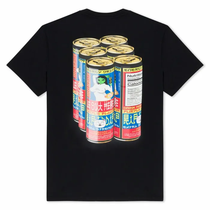 Ripndip Nerms Cans Tee Black Short Sleeve Tees Ripndip Nerms Cans Tee Black Short Sleeve Tees
