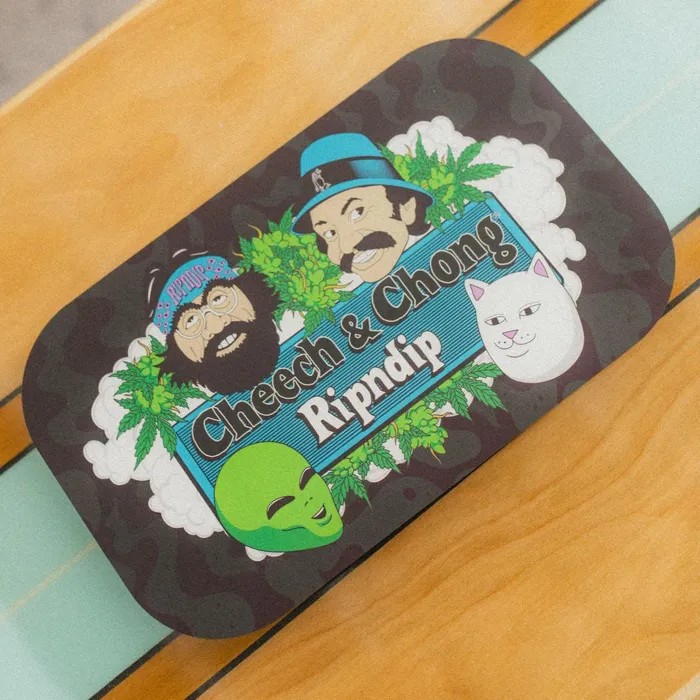 Ripndip Smoke One Rolling Tray With Lid Black Shop 420 Ripndip Smoke One Rolling Tray With Lid Black Shop 420