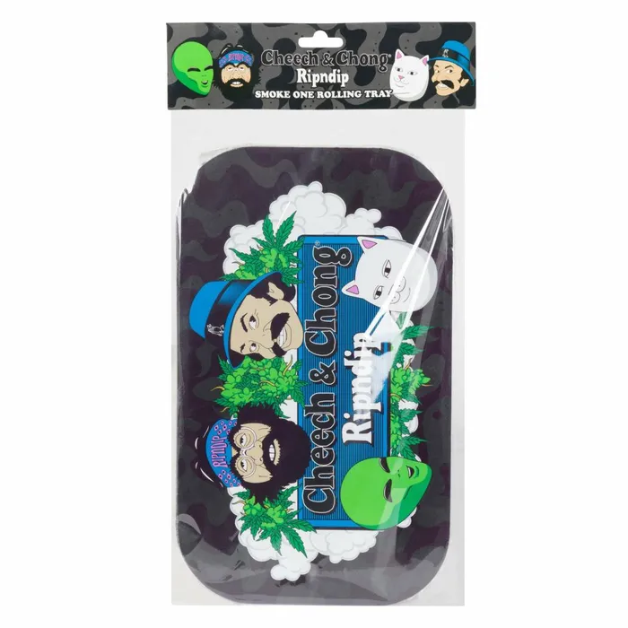 Ripndip Smoke One Rolling Tray With Lid Black Shop 420 Ripndip Smoke One Rolling Tray With Lid Black Shop 420