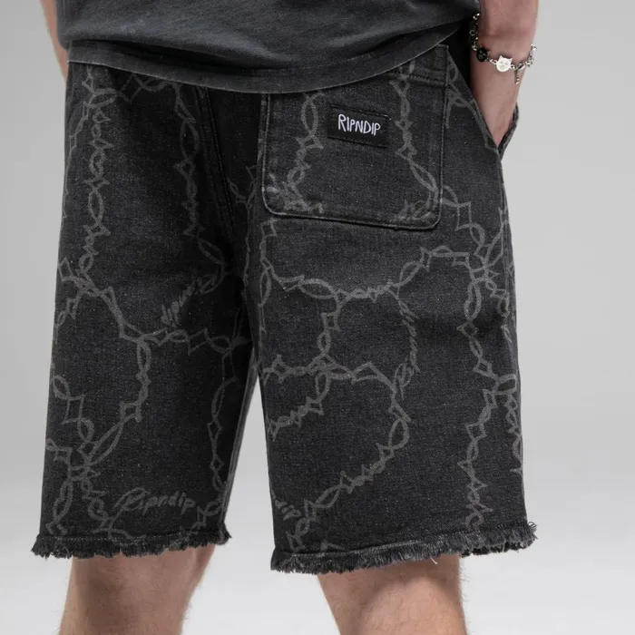 Ripndip Wired Denim Shorts Black Shorts Ripndip Wired Denim Shorts Black Shorts