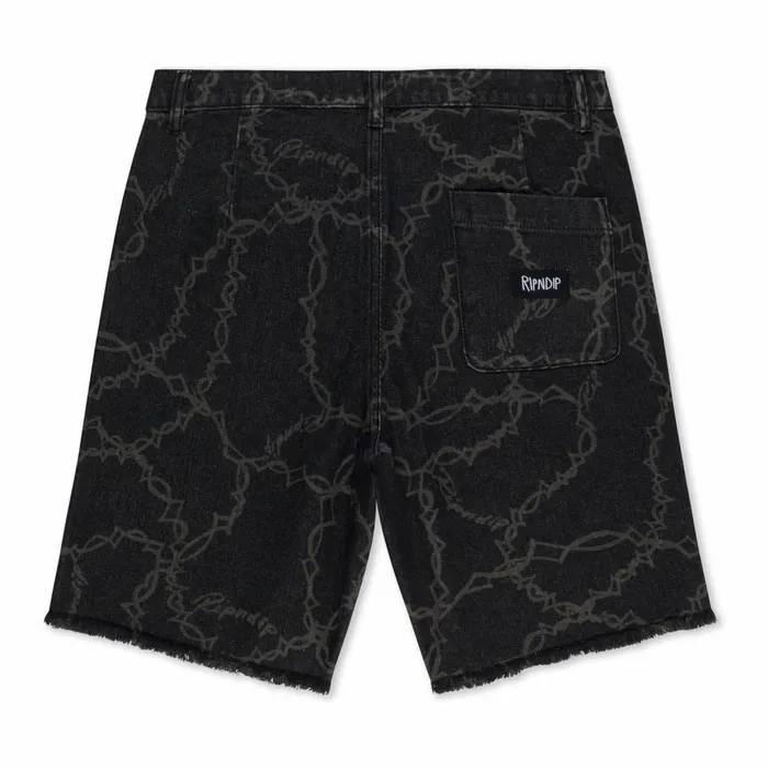 Ripndip Wired Denim Shorts Black Shorts Ripndip Wired Denim Shorts Black Shorts