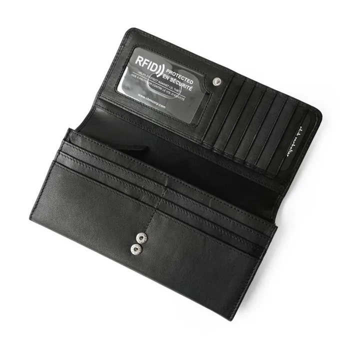 RWandCO Bags Club Rochelier Ladies039 Expander Clutch Wallet Black 8211 Women RWandCO Bags Club Rochelier Ladies039 Expander Clutch Wallet Black 8211 Women