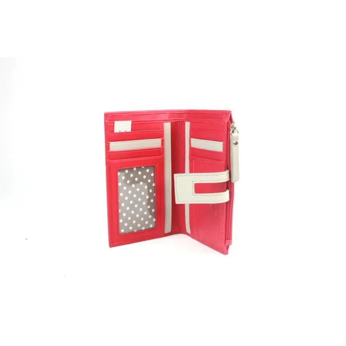 RWandCO Bags Eastern Counties Leather 8211 Rebecca Contrast Coin Purse Medium Red 8211 Women