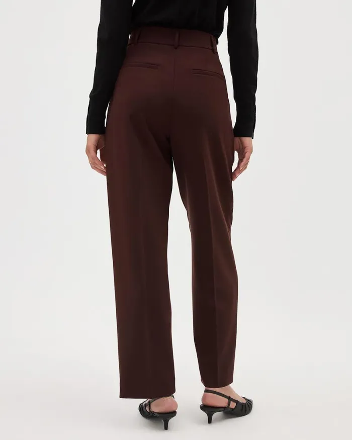 RWandCO Barrel Leg ViscoseBlend HighRise Barrel Pant Decadent Chocolate 8211 Women RWandCO Barrel Leg ViscoseBlend HighRise Barrel Pant Decadent Chocolate 8211 Women