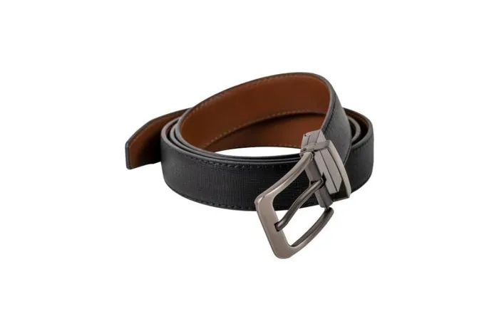 RWandCO Belts and Suspenders CHAMPS Leather One Size Reversible And Adjustable Belt BlackBrown Black 8211 Men
