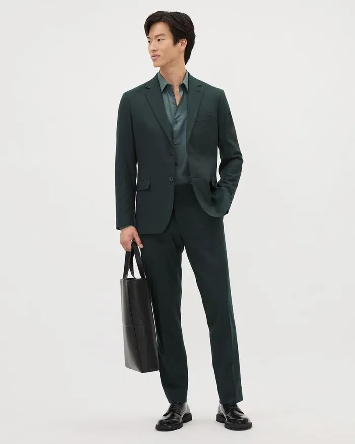 RWandCO Blazers Brushed Twill TailoredFit Blazer Pine 8211 Men RWandCO Blazers Brushed Twill TailoredFit Blazer Pine 8211 Men