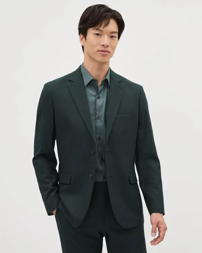 RWandCO Blazers Brushed Twill TailoredFit Blazer Pine 8211 Men RWandCO Blazers Brushed Twill TailoredFit Blazer Pine 8211 Men