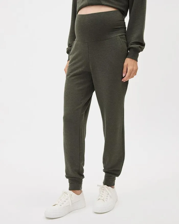 RWandCO Bottoms The Lounging Jogger 8211 Thyme Maternity Kalamata 8211 Women RWandCO Bottoms The Lounging Jogger 8211 Thyme Maternity Kalamata 8211 Women