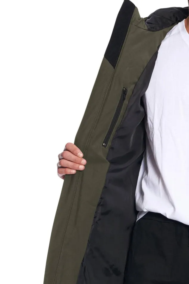 RWandCO Coats and Jackets Alpine North Men039s 8211 JASPER Vegan Down Recycled Winter Puffer Coat Dark Green 8211 Men
