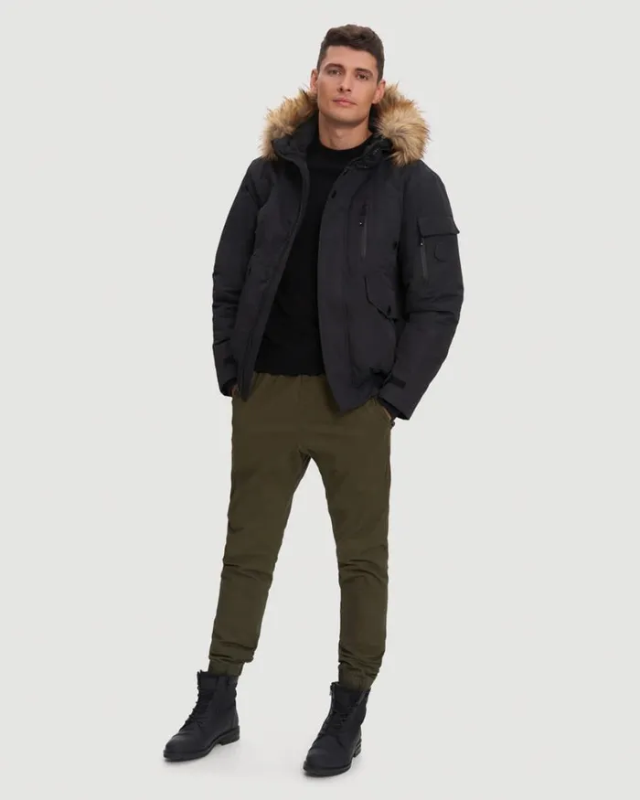RWandCO Coats and Jackets Noize 8211 Max Short Length Bomber Black 8211 Men RWandCO Coats and Jackets Noize 8211 Max Short Length Bomber Black 8211 Men