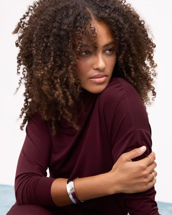 RWandCO Dresses LongSleeve Fit And Flare Midi Dress With Funnel Neckline Windsor Wine 8211 Women RWandCO Dresses LongSleeve Fit And Flare Midi Dress With Funnel Neckline Windsor Wine 8211 Women