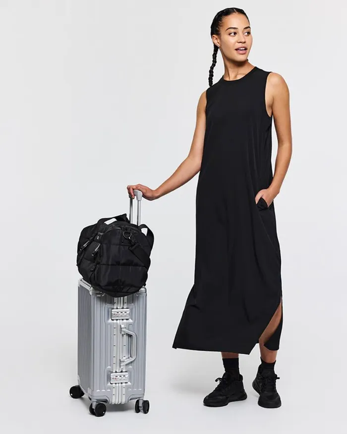 RWandCO Dresses Sleeveless MixMedia Dress 8211 Hyba 124 Regular 124 Reitmans Black 8211 Women RWandCO Dresses Sleeveless MixMedia Dress 8211 Hyba 124 Regular 124 Reitmans Black 8211 Women